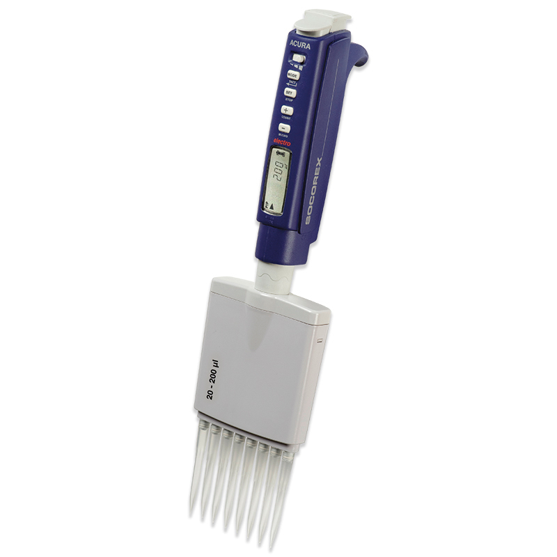 Electronic Multichannel Pipettes
