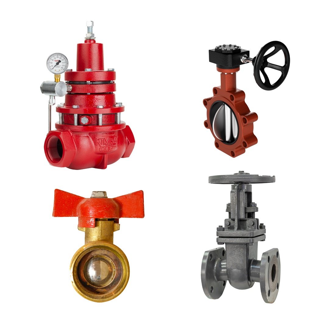 Gate, Globe & Butterfly Valves